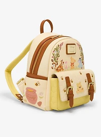 Loungefly Disney Winnie The Pooh Floral Pooh Bear & Friends Mini Backpack - BoxLunch Exclusive