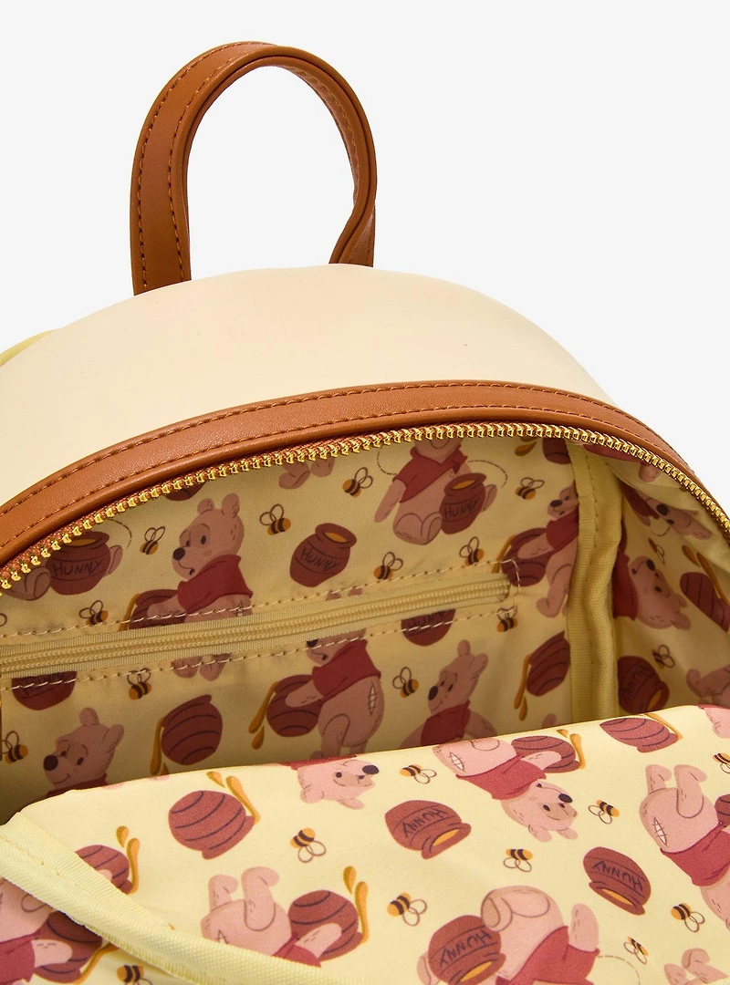 Loungefly Disney Winnie The Pooh Floral Pooh Bear & Friends Mini Backpack - BoxLunch Exclusive