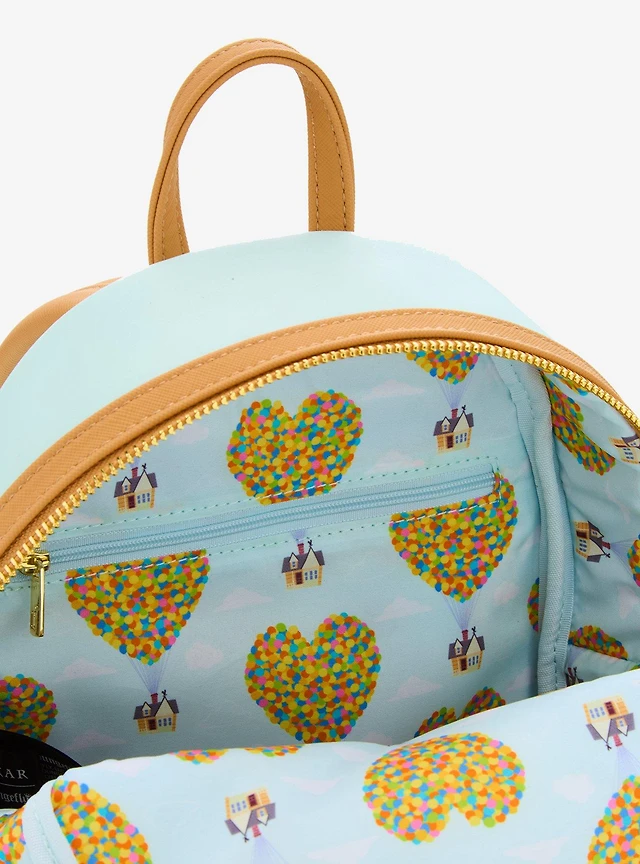 Up Loungefly Disney Pixar Up Russell Heart Balloons Mini 
