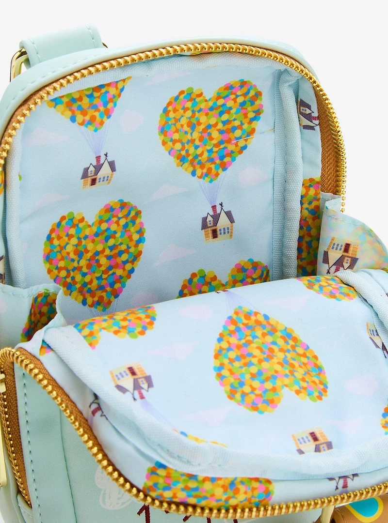 Loungefly Disney Pixar Up Russell Heart Balloons Crossbody Bag with Coin Purse - BoxLunch Exclusive