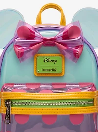 Loungefly Disney Minnie Mouse Polka Dot Colorblock Ears Mini Backpack - BoxLunch Exclusive