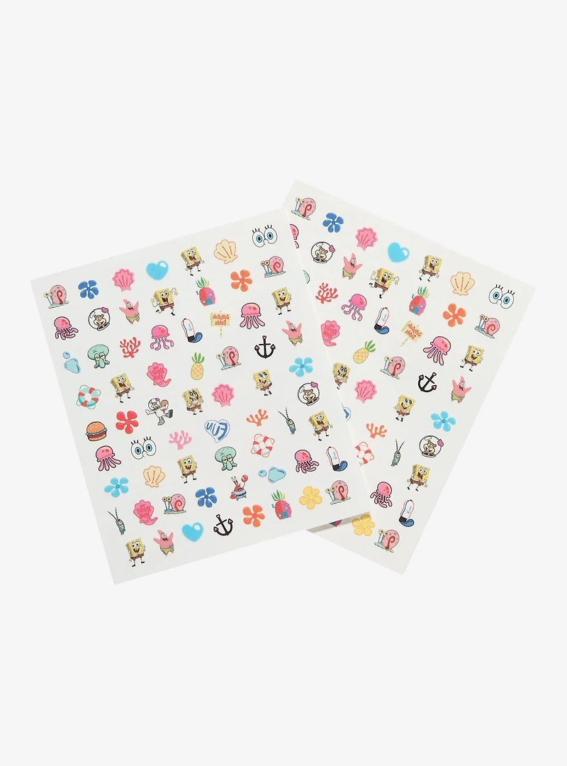 INKED SpongeBob SquarePants Nail Art Tattoo Set