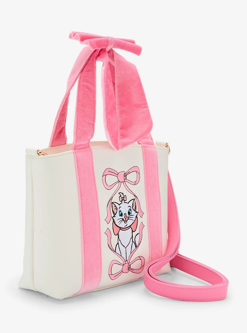 Loungefly Disney The Aristocats Marie Velvet Bow Tote Bag - BoxLunch Exclusive