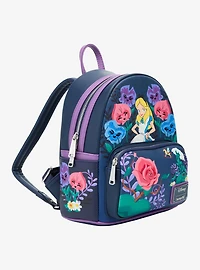 Loungefly Disney Alice in Wonderland Alice & Flowers Mini Backpack — BoxLunch Exclusive