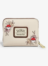 Loungefly Pokémon Pikachu & Eevee Floral Zip Wallet — BoxLunch Exclusive