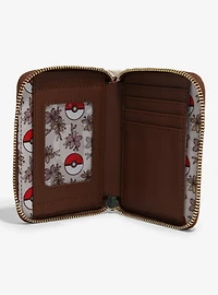 Loungefly Pokémon Pikachu & Eevee Floral Zip Wallet — BoxLunch Exclusive