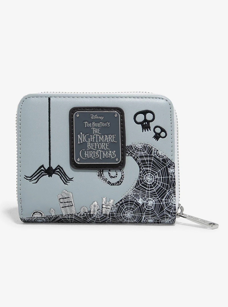 Loungefly Disney The Nightmare Before Christmas Jack & Zero Sequin Wallet — BoxLunch Exclusive