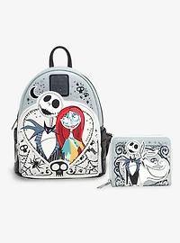 Loungefly Disney The Nightmare Before Christmas Jack & Zero Sequin Wallet — BoxLunch Exclusive