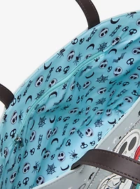 Loungefly Disney The Nightmare Before Christmas Jack, Sally, & Zero Sequin Tote Bag — BoxLunch Exclusive
