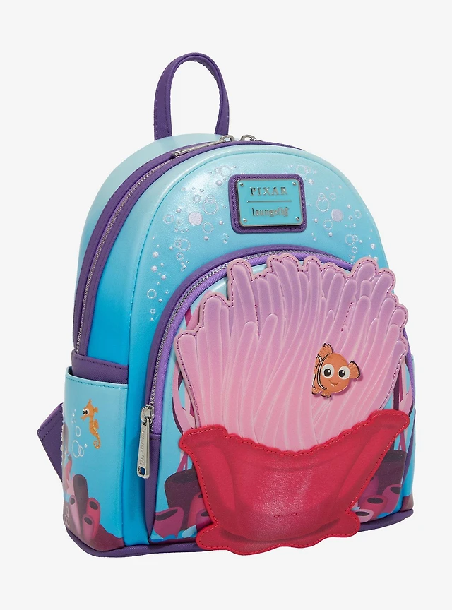 finding nemo loungefly mini backpack - Amazon Exclusive - Cute Collectible Bag - Gift Idea - Official Merchandise old sea turtle whos still young at heart Loungefly Disney Pixar Finding Nemo