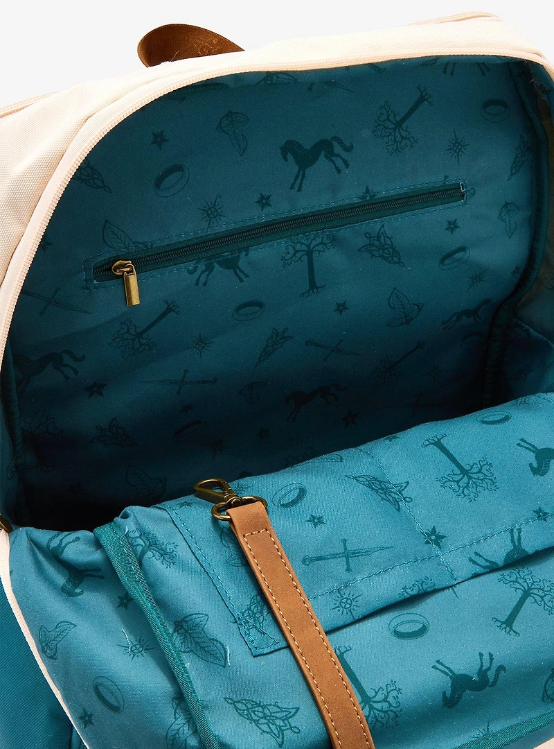 The Lord of The Rings Leaf of Lorien Multi Pocket Backpack - BoxLunch Exclusive