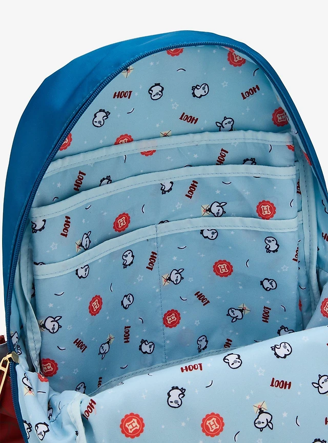 Harry Potter Hogwarts Multi-Pocket Backpack With Hedwig  display picture 3