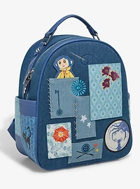 Coraline Patchwork Denim Mini Backpack — BoxLunch Exclusive