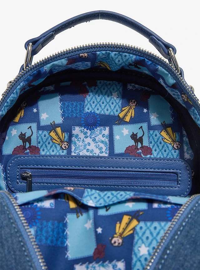 Coraline Denim Mini Backpack Coraline  main image 4