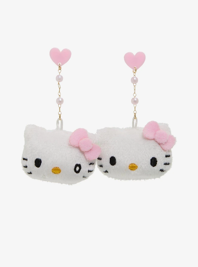 Sanrio Hello Kitty Plush Drop Charm Earrings