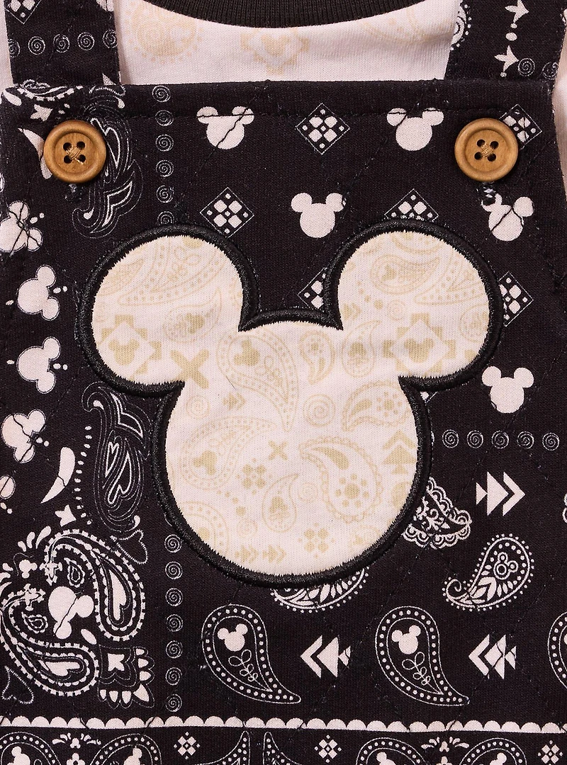 Disney Mickey Mouse Bandana Infant T-Shirt & Overall Set — BoxLunch Exclusive