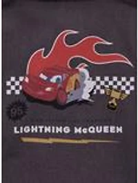 Disney Pixar Cars Lightning McQueen Flames Toddler Long Sleeve Woven Button-Up - BoxLunch Exclusive
