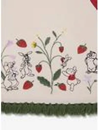 Disney Winnie the Pooh Floral Strawberry Women's Cropped Tank Top
