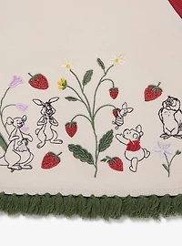 Disney Winnie the Pooh Floral Strawberry Women's Cropped Tank Top