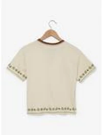 Studio Ghibli® My Neighbor Totoro Floral Women's Plus Cropped T-Shirt - BoxLunch Exclusive