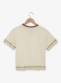 Studio Ghibli® My Neighbor Totoro Floral Women's Plus Cropped T-Shirt - BoxLunch Exclusive