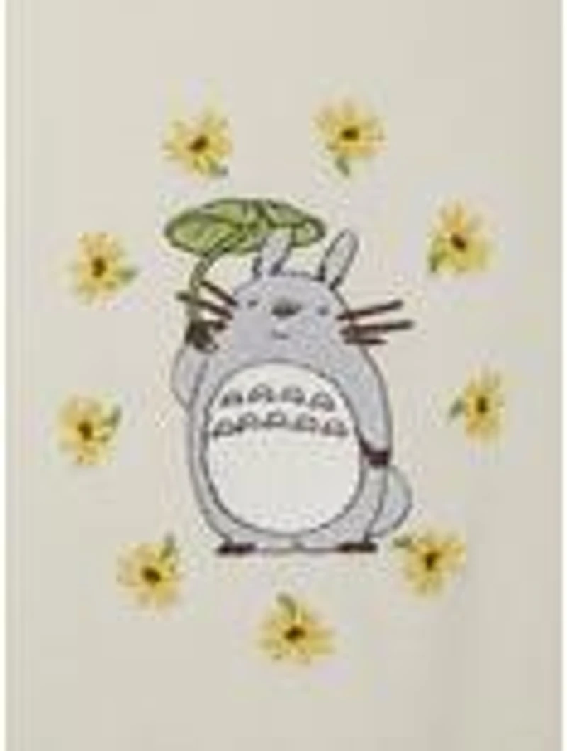 Studio Ghibli® My Neighbor Totoro Floral Women's Plus Cropped T-Shirt - BoxLunch Exclusive