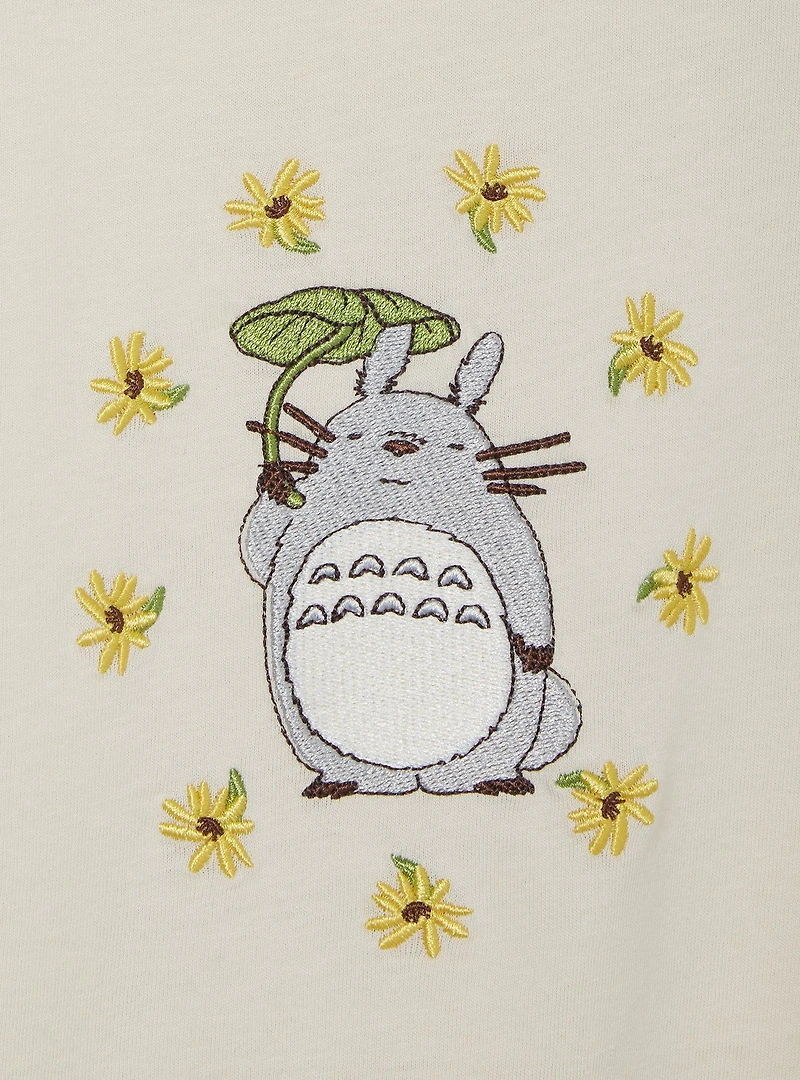 Studio Ghibli® My Neighbor Totoro Floral Women's Plus Cropped T-Shirt - BoxLunch Exclusive