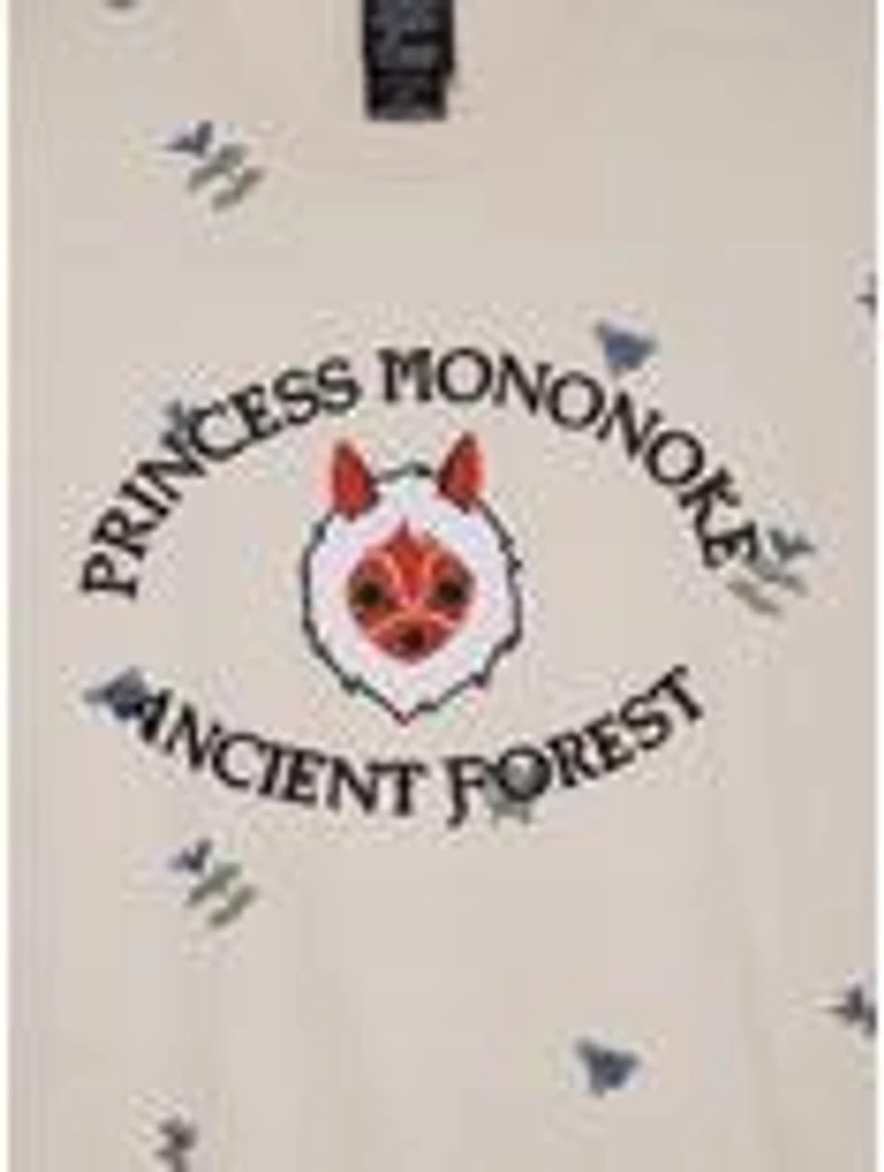 Our Universe Studio Ghibli® Princess Mononoke San's Mask Embroidered T-Shirt - BoxLunch Exclusive