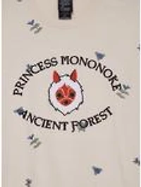 Our Universe Studio Ghibli® Princess Mononoke San's Mask Embroidered T-Shirt - BoxLunch Exclusive