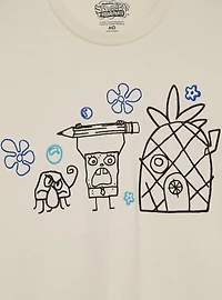 SpongeBob SquarePants DoodleBob Women's T-Shirt — BoxLunch Exclusive