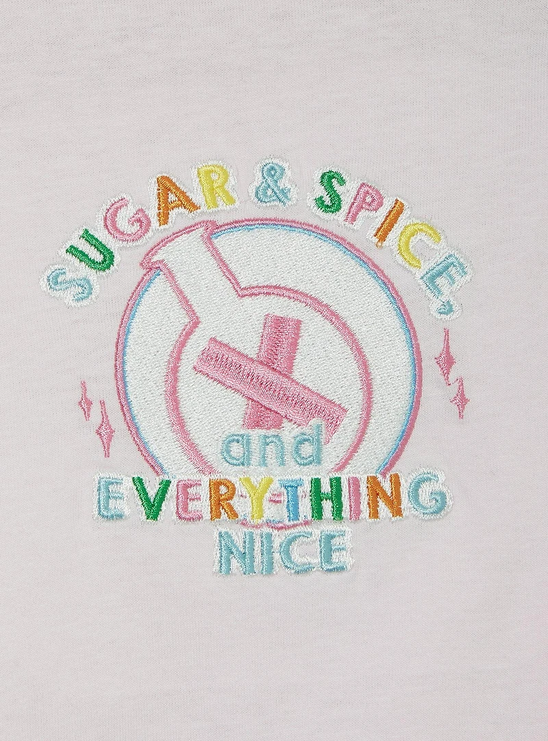 The Powerpuff Girls Chemical X Women's Cropped Long Sleeve T-Shirt - BoxLunch Exclusive