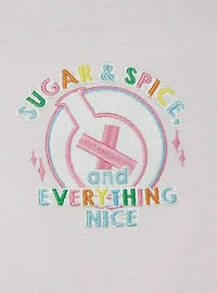 The Powerpuff Girls Chemical X Women's Cropped Long Sleeve T-Shirt - BoxLunch Exclusive