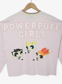 The Powerpuff Girls Chemical X Women's Cropped Long Sleeve T-Shirt - BoxLunch Exclusive