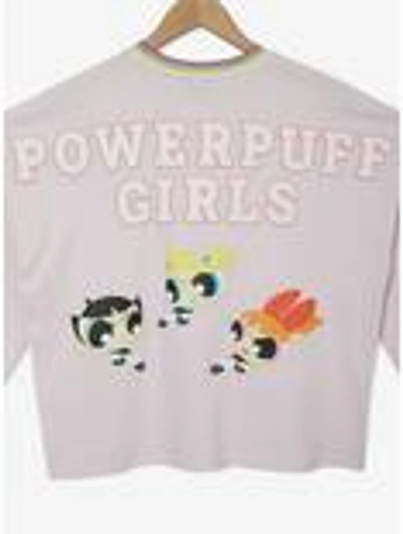 The Powerpuff Girls Chemical X Women's Plus Cropped Long Sleeve T-Shirt - BoxLunch Exclusive