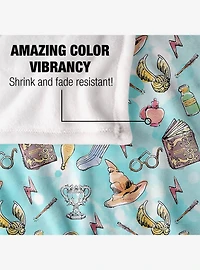 Harry Potter Water Color Pattern 36x58" Throw Blanket