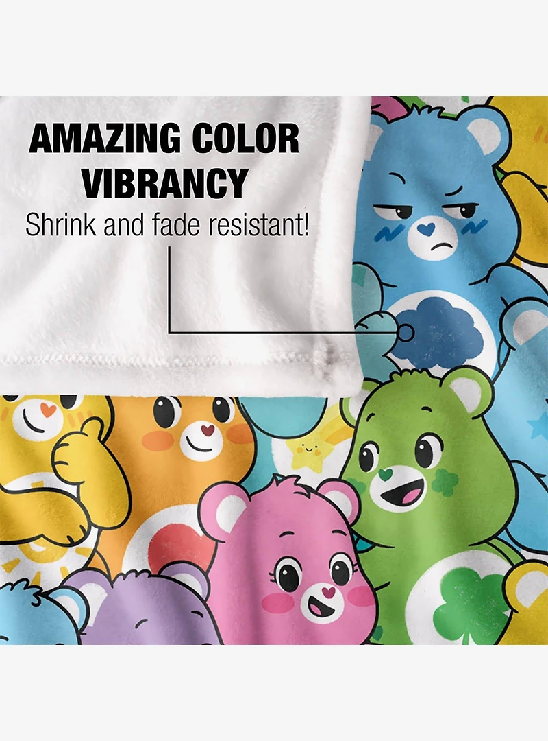 Care Bears Very Many Bears 36x58" Throw Blanket