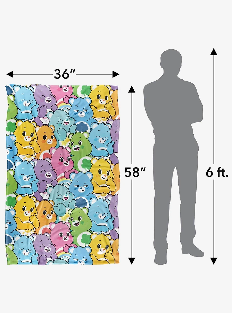 Care Bears Very Many Bears 36x58" Throw Blanket