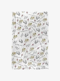 Harry Potter Whimsical Water Color 36x58" Throw Blanket