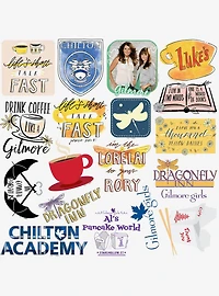 Gilmore Girls 100ct Vinyl Stickers Variety Pack