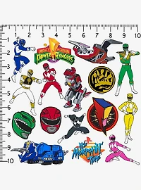 Mighty Morphin Power Rangers 100ct Vinyl Stickers Variety Pack