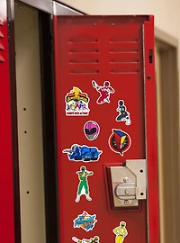 Mighty Morphin Power Rangers 100ct Vinyl Stickers Variety Pack