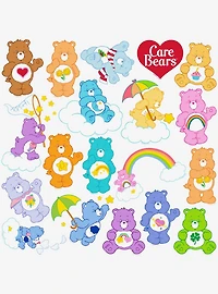 Care Bears Classic 100ct Vinyl Stickers Variety Pack