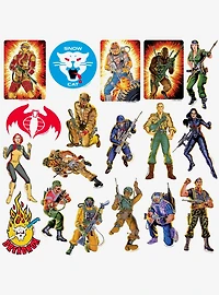 G.I. Joe Retro 100ct Vinyl Stickers Variety Pack