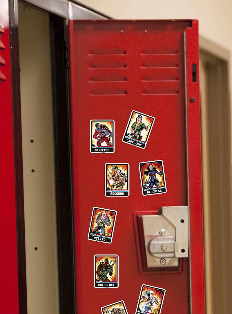 G.I. Joe Retro Card 100ct Vinyl Stickers Variety Pack
