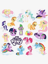 My Little Pony Friendship Is Magic 100ct Vinyl Stickers Variety Pack