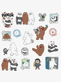 We Bare Bears 100ct Vinyl Stickers Variety Pack