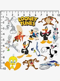 Looney Tunes Variety 100ct Vinyl Stickers Variety Pack