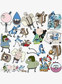 Regular Show 100ct Vinyl Stickers Variety Pack