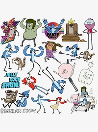 Regular Show 100ct Vinyl Stickers Variety Pack