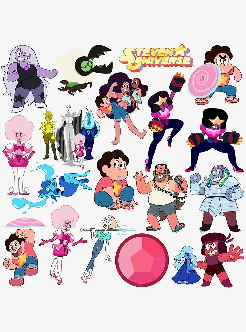 Steven Universe 100ct Vinyl Stickers Variety Pack